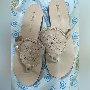 JACK ROGERS GEORGICA SANDAL-Blush leather